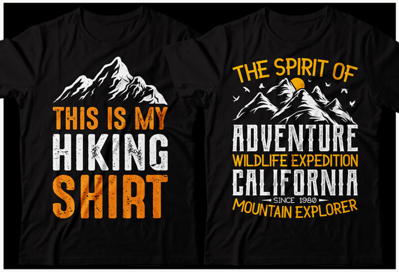 Hiking T-shirt Design Bundle, Hiking tshirt Bundle, Hiking tshirt, Hiking design SVG, Hike tshirt Bundle, Mountain Climb, Hiking Sublumation, Traveling Tshirt, Hiking T Shirts Funny