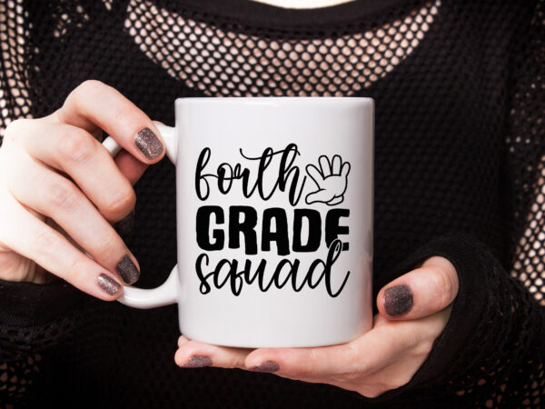 Forth grade squad t shirt graphic design