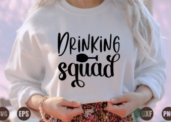 drinking squad t shirt vector illustration