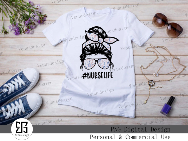 Nurse Bundle Sublimation Tshirt Design