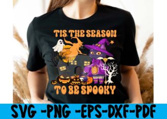 Tis The Season To Be Spooky T-shirt Design,HALLOWEN T-SHIRT Design,Fall svg bundle , fall t-shirt design bundle , fall svg bundle quotes , funny fall svg bundle 20 design ,