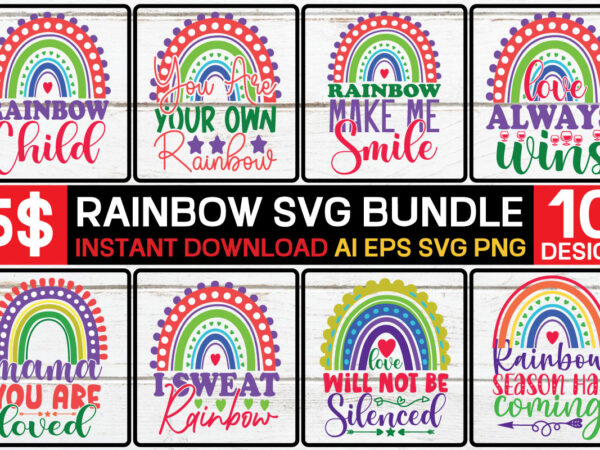 Rainbow svg bundle,rainbow svg, rainbow svg bundle, rainbow png, colorful rainbow svg, rainbow clipart, png dxf pdf, cut files for cricut,bright rainbow svg,colorful rainbow,cut files,kids,birthday,eps,png,printable,cricut,silhouette,commercial use,instant download_cf66,boho rainbow svg bundle,rainbow t shirt design online