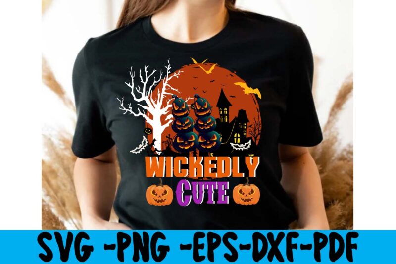 Wickedly Cute T-shirt Design,tshirt bundle, tshirt bundles, tshirt by design, tshirt design bundle, tshirt design buy, tshirt design download, tshirt design for sale, tshirt design pack, tshirt design vectors, tshirt