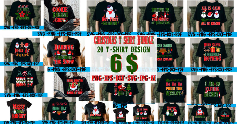 Christmas T-shirt bundle ,christmas sublimation bundle,christmas svg, winter svg bundle, christmas svg, winter svg, santa svg, christmas quote svg, funny quotes svg, snowman svg, holiday svg, winter quote svg ,100