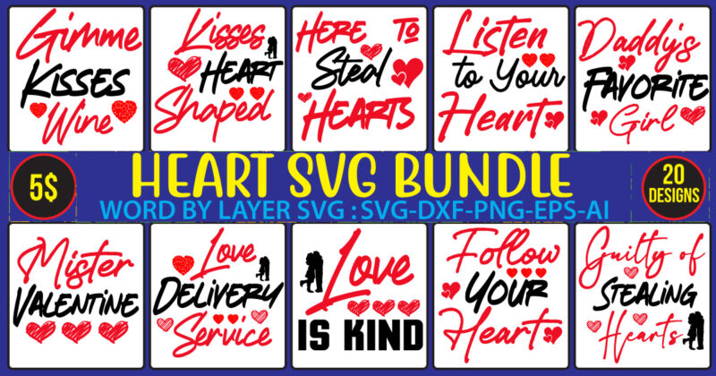 Heart SVG Bundle ,love svg free, svg love, design bundles free svg, free svg bundles, peace love svg, i love you svg, svg bundles for commercial use, bundle svg, svg