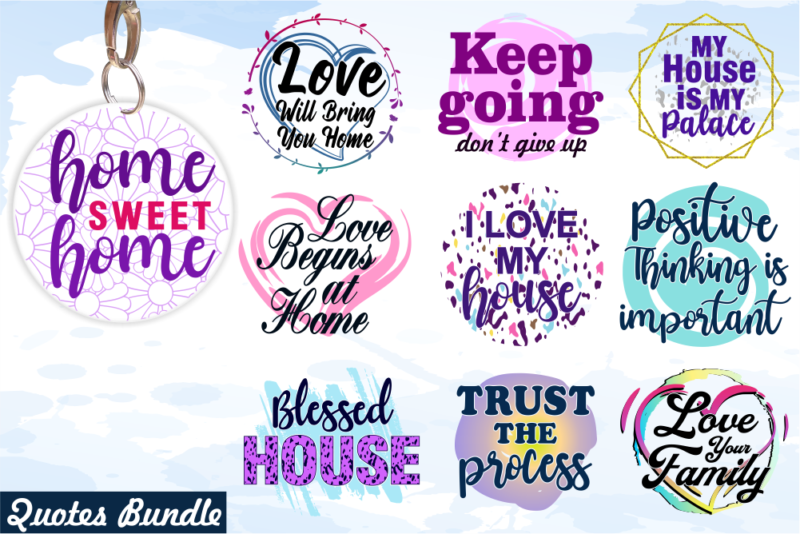 Inspirational Quotes T shirt Designs Bundle