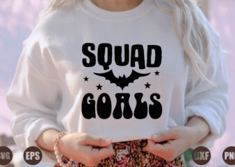 squad goals t shirt template vector