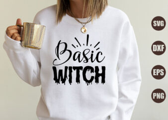 basic witch t shirt template