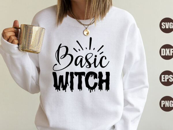 Basic witch t shirt template