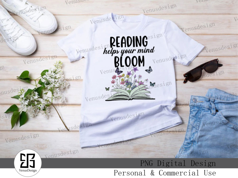 Reading Books Sublimation Bundle Tshirt Design