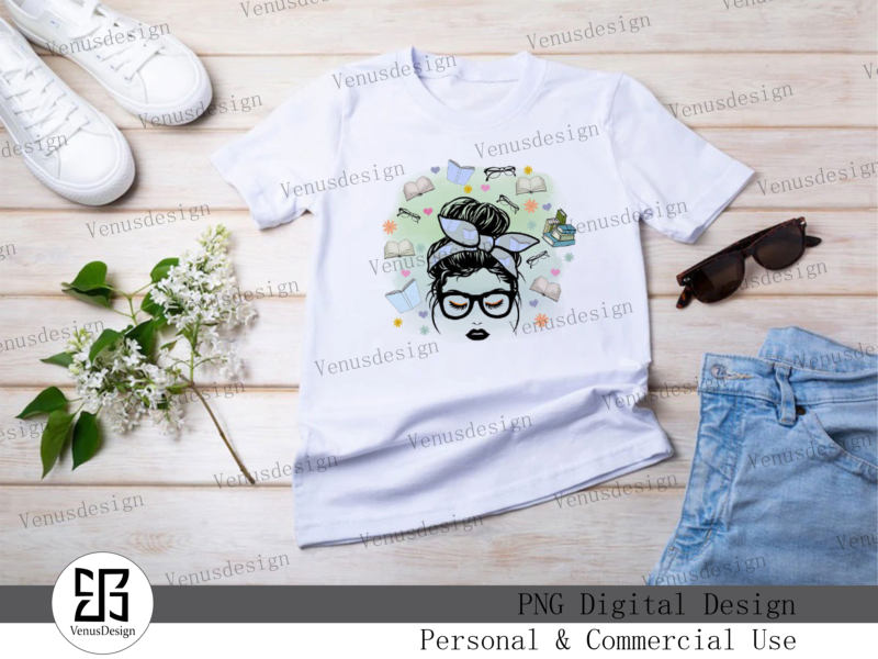 Reading Books Sublimation Bundle Tshirt Design