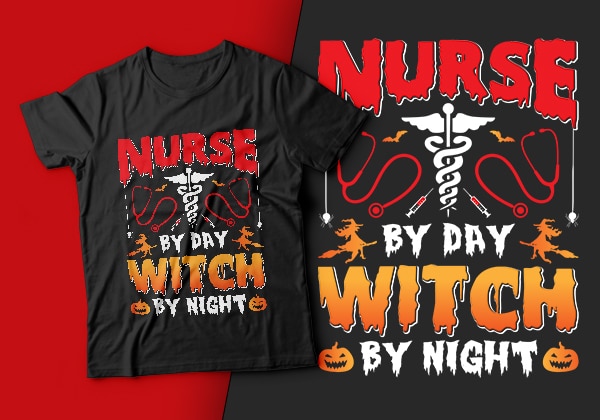 Nurse by day witch by night – nurse t shirt design,nurse halloween,halloween t shirt design,boo t shirt,halloween t shirts design,halloween svg design,good witch t-shirt design,boo t-shirt design,halloween t shirt company