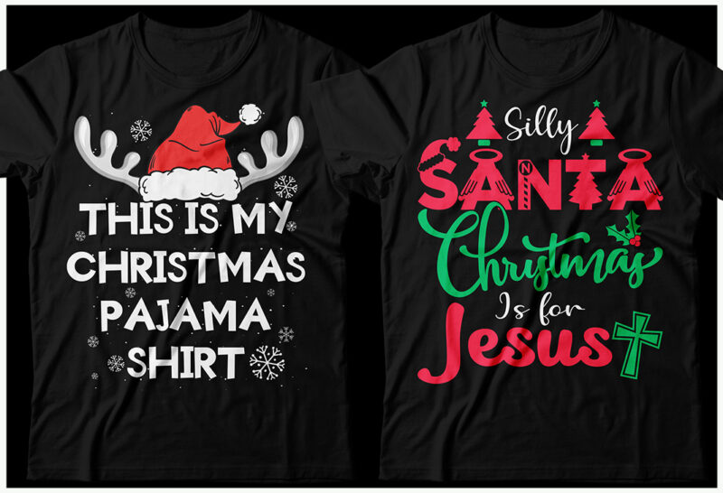 Christmas t-shirt Design Bundle, Christmas SVG Bundle, Christmas tshirt, Christmas typography tshirt, Christmas Funny tshirt, Xmas Bundle tshirt, Santa T Shirt Design, 100 Christmas Design Bundle