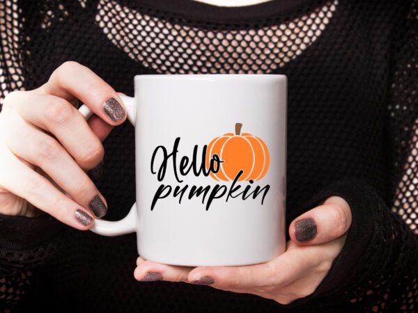 Hello pumpkin graphic t shirt