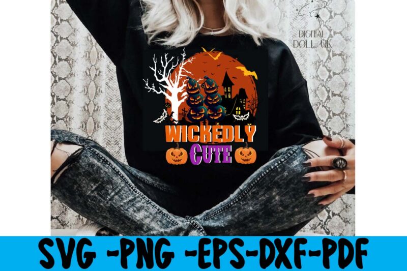 Wickedly Cute T-shirt Design,tshirt bundle, tshirt bundles, tshirt by design, tshirt design bundle, tshirt design buy, tshirt design download, tshirt design for sale, tshirt design pack, tshirt design vectors, tshirt