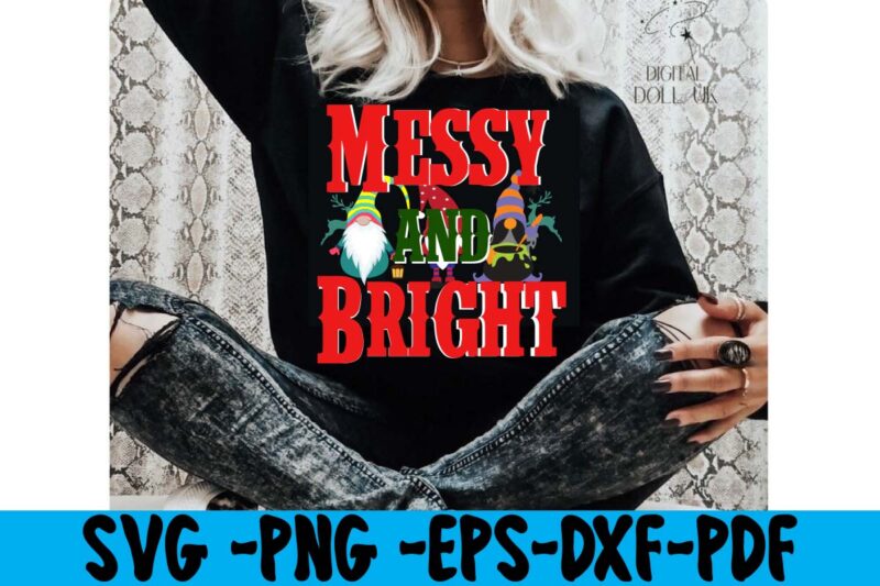 Messy And Bright T-shirt Design,christmas t shirt design 2021, christmas party t shirt design, christmas tree shirt design, design your own christmas t shirt, christmas lights design tshirt, disney christmas