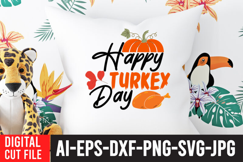 Happy Turkey Day SVG Design , Thanksgiving svg bundle, autumn svg bundle, svg designs, autumn svg, thanksgiving svg, fall svg designs, png, pumpkin svg, thanksgiving svg bundle, thanksgiving svg, fall
