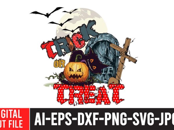 Trick or treat sublimation design , halloween sublimation bundle , halloween png print , transparent background , sublimation png, halloween bundle png, trick or treat png, spooky vibes, cowhide, western