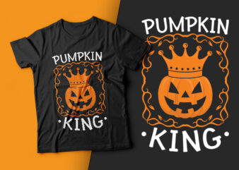 Pumpkin King – pumpkin halloween,halloween t shirt design,boo t shirt,halloween t shirts design,halloween svg design,good witch t-shirt design,boo t-shirt design,halloween t shirt company design,mens halloween t shirt design,vintage halloween t