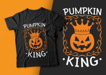 Pumpkin king - pumpkin halloween,halloween t shirt design,boo t shirt,halloween t shirts design,halloween svg design,good witch t-shirt design,boo t-shirt design,halloween t shirt company design,mens halloween t shirt design,vintage halloween t