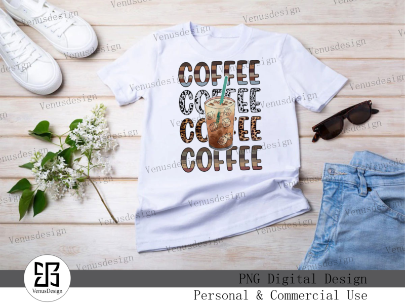 Western Coffee Bundle Sublimation Tshirt Design