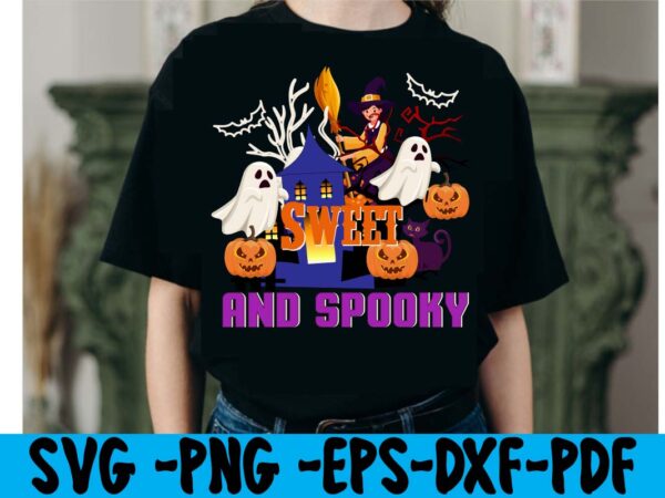 Sweet and spooky t-shirt design,tshirt bundle, tshirt bundles, tshirt by design, tshirt design bundle, tshirt design buy, tshirt design download, tshirt design for sale, tshirt design pack, tshirt design vectors,