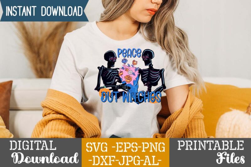 Peace Out Witches SVG Design,good witch t-shirt design , boo! t-shirt design ,boo! svg cut file , halloween t shirt bundle, halloween t shirts bundle, halloween t shirt company bundle,
