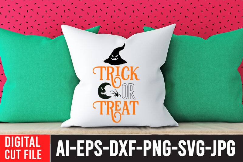 Trick Or Treat SVG Cut File , HALLOWEEN Clipart, Halloween Svg Files for Cricut, Halloween Cut Files,Halloween bundle svg, Halloween Vector, Witch svg, Ghost svg, Halloween shirt svg, Pumpkin svg,