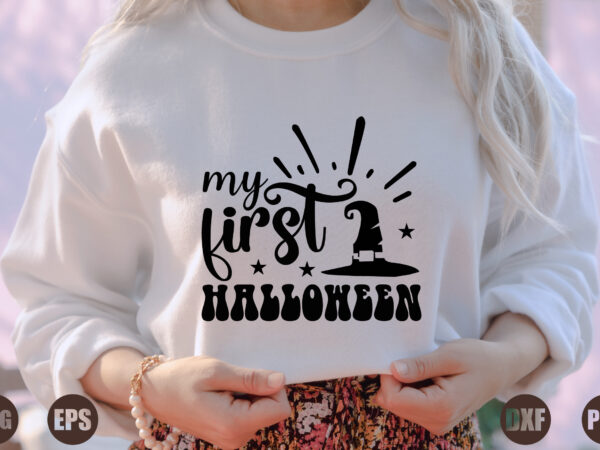 My first halloween t shirt designs for sale