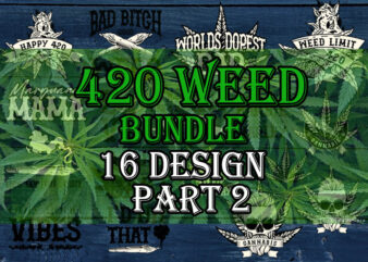 Weed Leaf SVG Bundle part 2, Marijuana SVG, 420 weed SVG, Cannabis svg for cricut, cannabis leaf, png, cut file