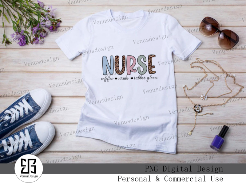 Nurse Bundle Sublimation Tshirt Design