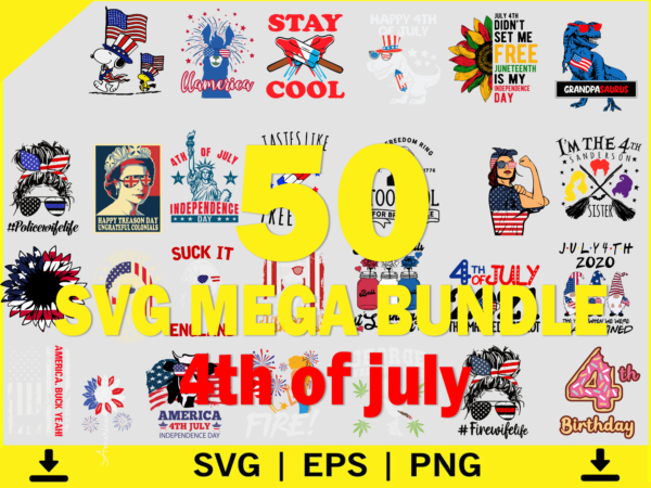 4th of july bundle svg png dxf eps, 4th of july svg bundle, july 4th svg, fourth of july svg, independence day svg, patriotic svg