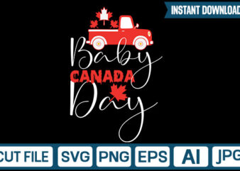 Baby Canada Day svg vector t-shirt design