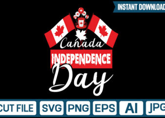 Canada Independence Day svg vector t-shirt design