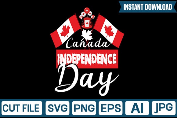 Canada independence day svg vector t-shirt design