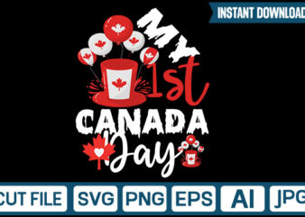 My 1st Canada Day svg vector t-shirt design