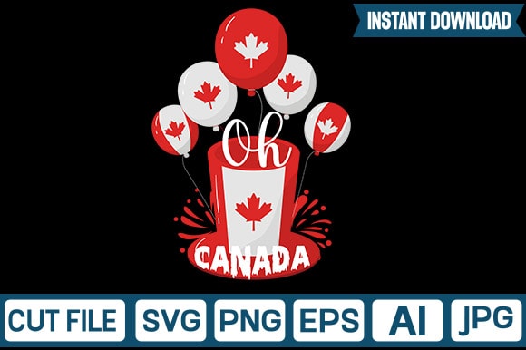 Oh canada svg vector t-shirt design