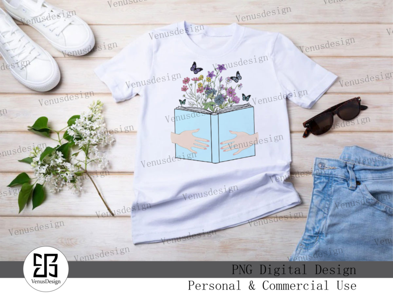 Reading Books Sublimation Bundle Tshirt Design