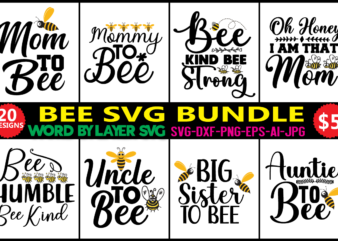 Bee SVG Bundle, Bee Kind SVG, Bee Happy SVG, Bee Trails svg, Bee Hand Lettered svg, Bee Sayings svg, Bee Cricut svg, Queen Bee svg, Bee png,Commercial Use Svg, Bundle t shirt template
