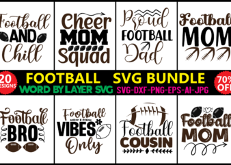 Football Svg Bundle, Football SVG Bundle, Football svg, dxf, png instant download, Fall Shirt SVG, Football Fan svg, Football Mom svg, Fall svg,Football Silhouette, Football Sayings SVG, Cricut file, Cut