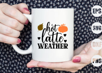 hot latte weather graphic t shirt