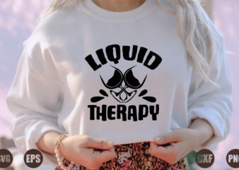 liquid therapy t shirt vector graphic