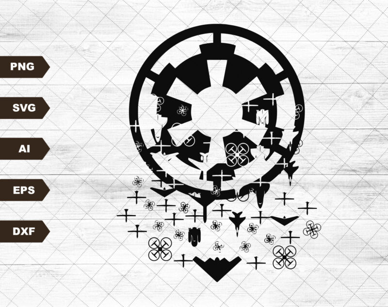 Imperial Ships Vector SVG, Ai, Png, Dxf. Eps