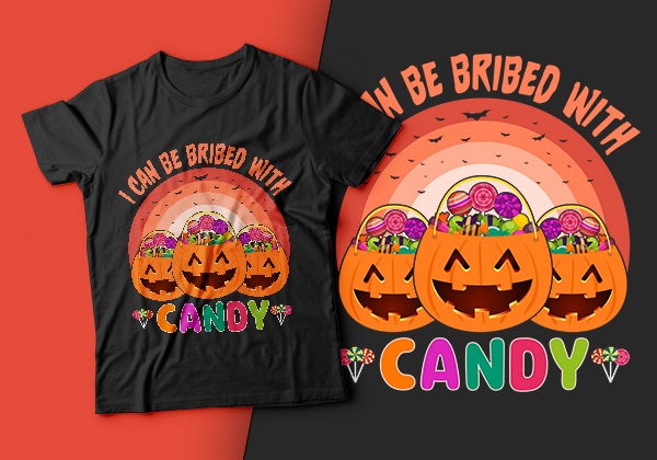 I can be bribed with candy – halloween t shirt design,halloween t shirts design,halloween svg design,good witch t-shirt design,boo t-shirt design,halloween t shirt company design,mens halloween t shirt design,vintage halloween