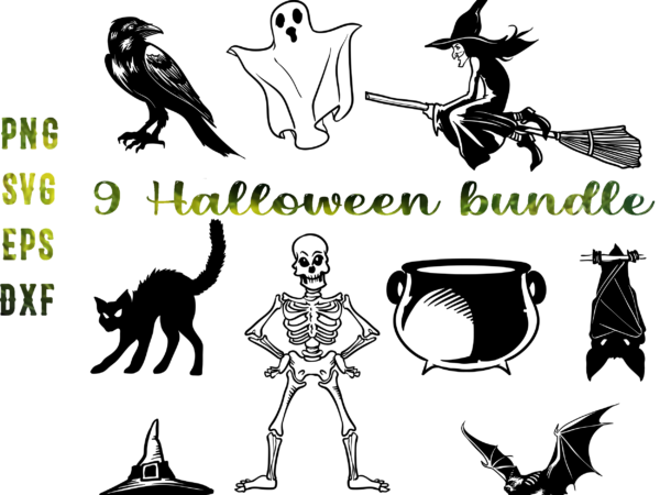 9 bundles of materials for halloween design, bundle halloween t shirt template, halloween svg t shirt design bundle, bundle halloween, halloween bundle, halloween bundles, halloween svg bundle, bundle halloween