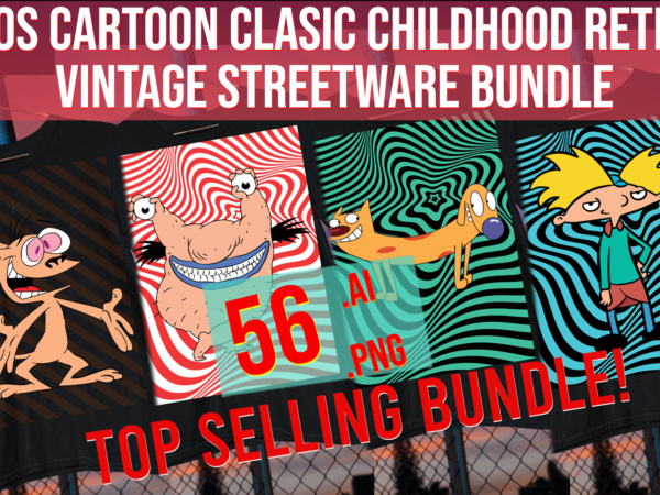 90s cartoon clasic childhood retro vintage street ware bundle