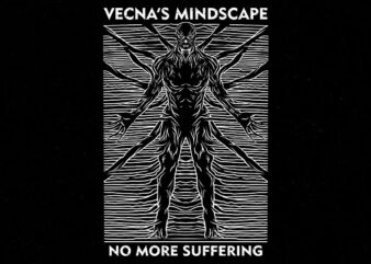 vecna’s mindscape t shirt vector art