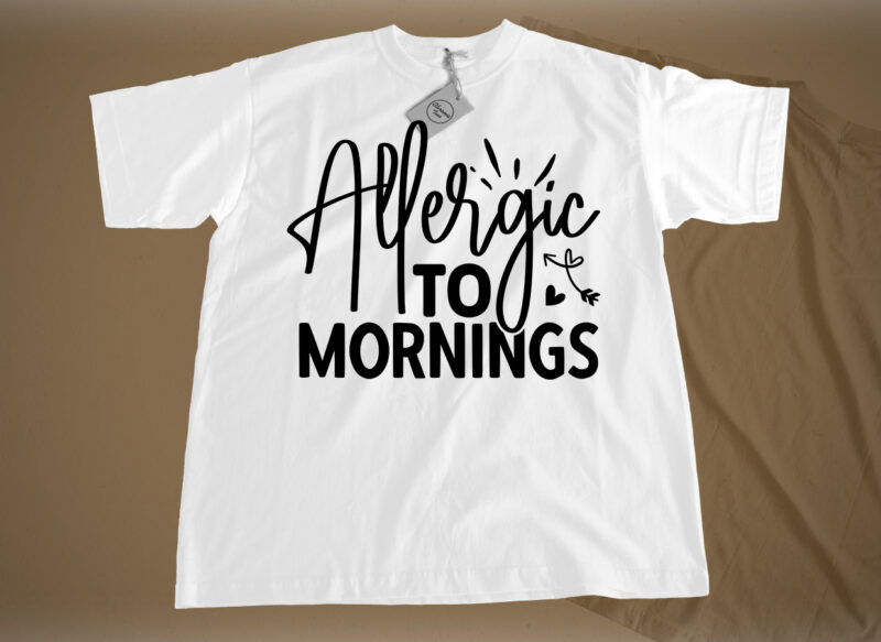 Allergic to mornings SVG