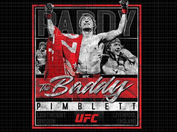 Official ufc paddy the baddy pimblett png, pimblett png, paddy pimblett png t shirt design online