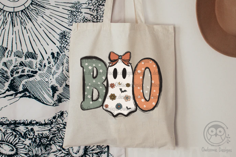 BOO Ghost Girl Sublimation